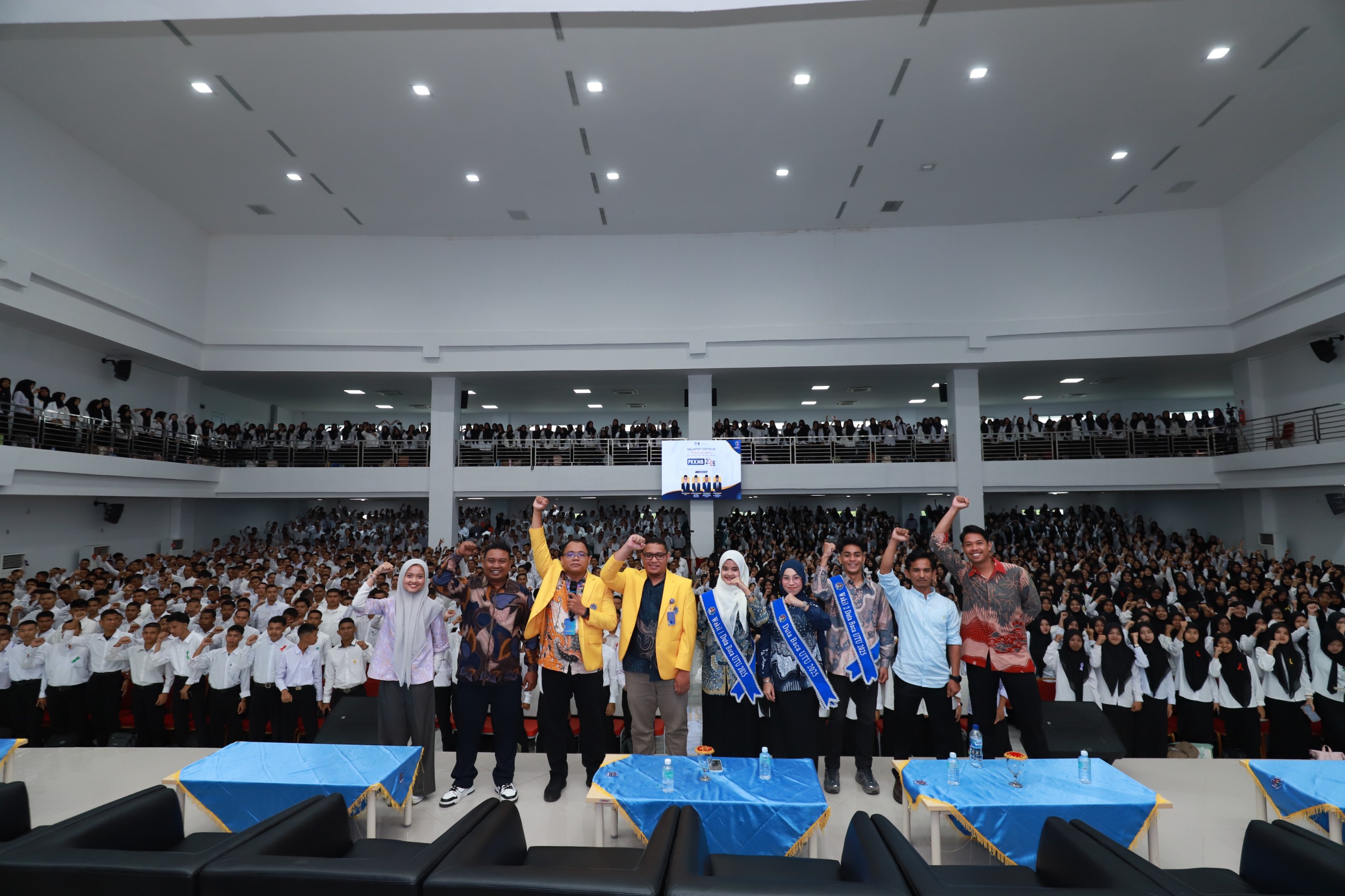 Duta Baca UTU Kenalkan Layanan Perpustakaan kepada Mahasiswa Baru dalam Rangkaian PKKMB