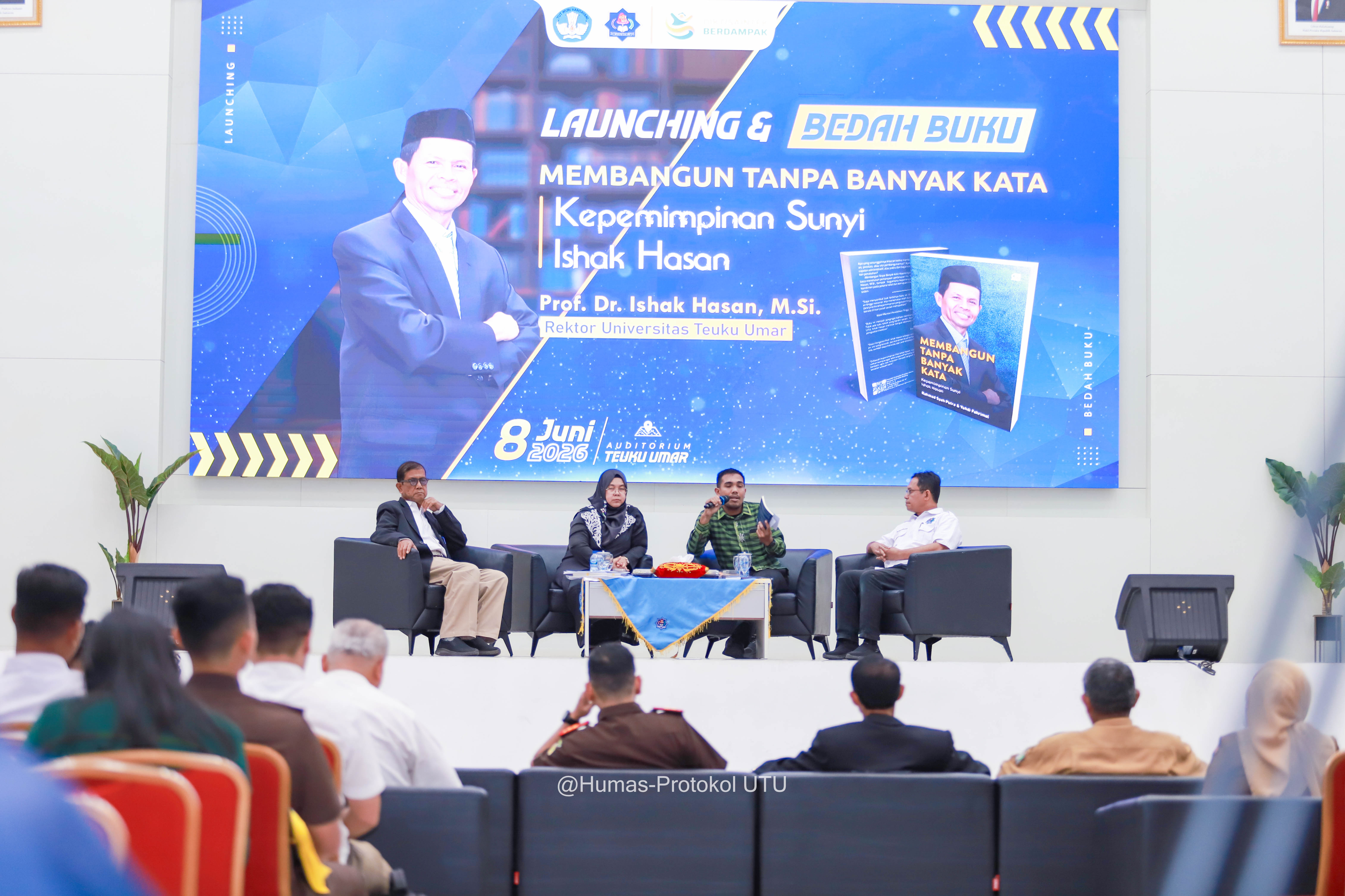 Kisah Kepemimpinan Prof. Ishak Hasan dalam Membangun UTU Dibukukan
